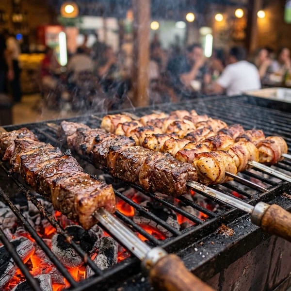 Espetinhos na Brasa